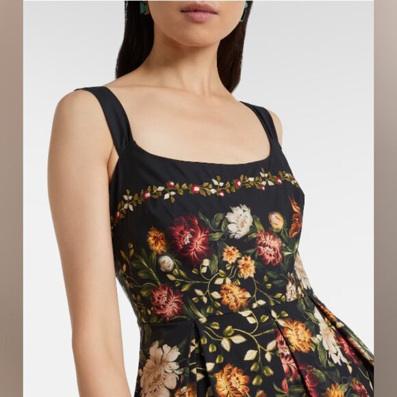 Agua by Agua Bendita Alcaparra floral cotton midi dress - Picture 3 of 10